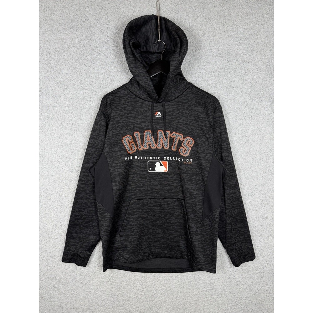 Majestic Hoodie‎ Men's Size M Gray San Francisco Giants MLB Baseball